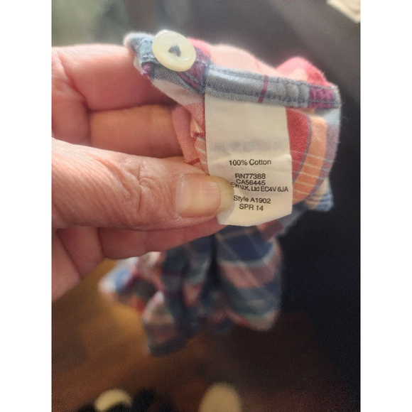 J. Crew Pink and Blue Plaid Shirt - Picture 6 of 6